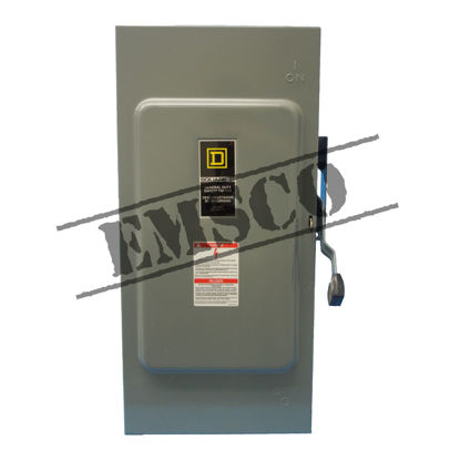 Picture of Square D 200 Amp 240 Volt Non-Fusible Safety Switch R&G