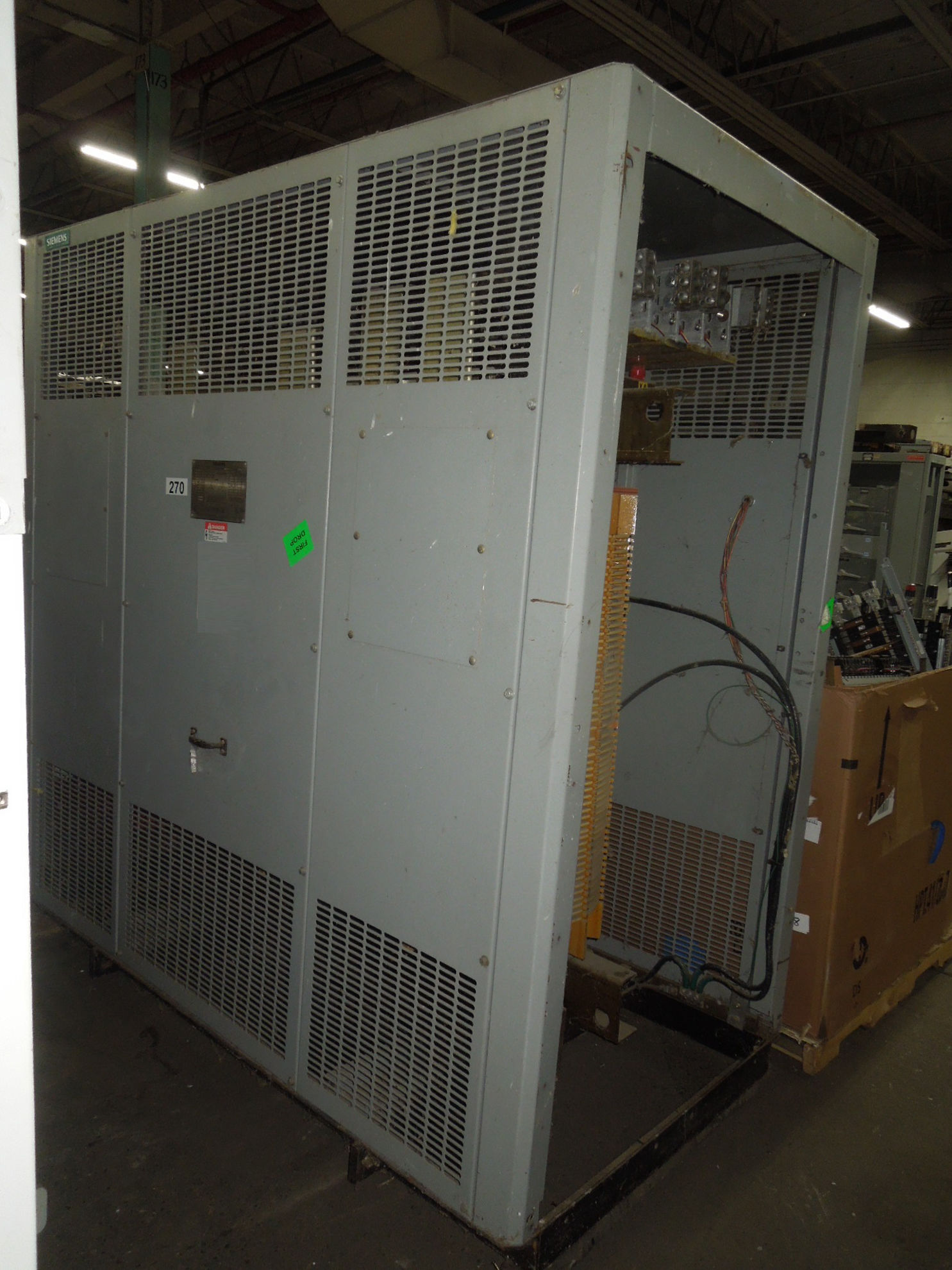 Picture of Siemens 1500 KVA 13800-480Y/277 Volt Medium Voltage Dry Type Transformer R&G
