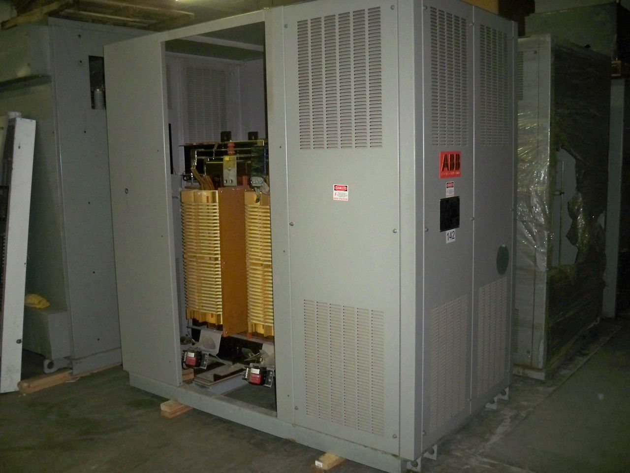 Picture of ABB 1500/2000 KVA 12470Y/7200-2400 Volt Medium Voltage Dry Type Transformer R&G