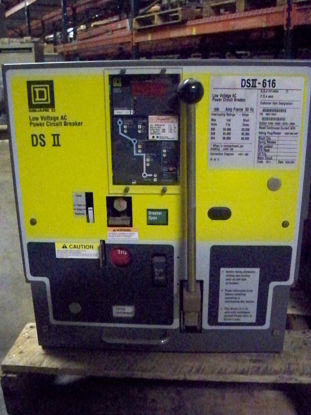 Picture of DSII-616 Square D 1600A Frame 1600A Rating Plug 635V MO/DO Air Breaker LS