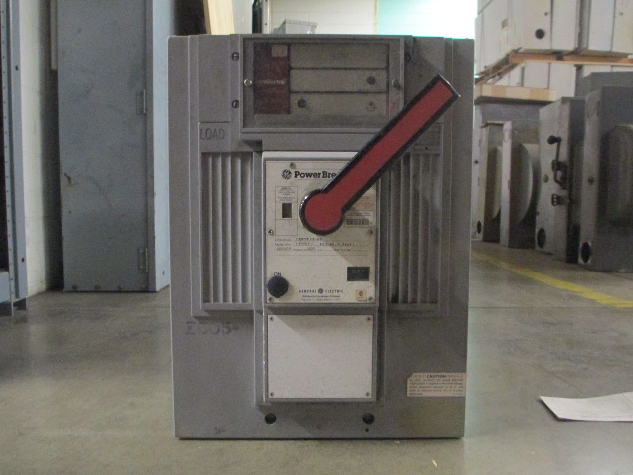 Picture of TPVVF7616B GE Power Break Breakers 1600 Amp 600 Volt AC MicroVersa Trip
