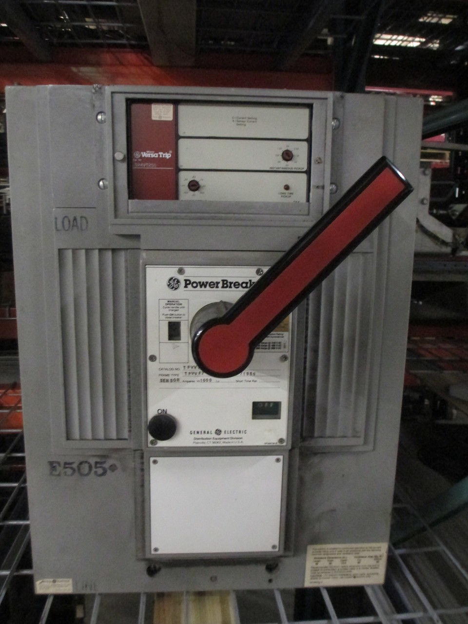 Picture of TPVVF7616B GE Power Break Breaker 1600 Amp 600 Volt AC