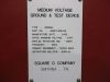 Picture of Square D Manual Ground & Test Unit, 27KV, 2000A #23037 R&G
