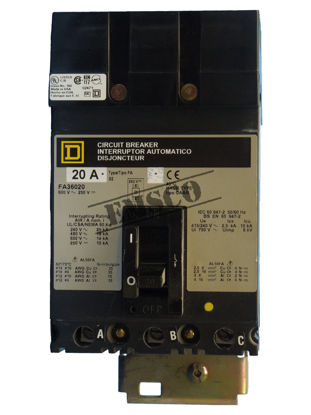 Picture of FA36020 Square D I-Line Circuit Breaker