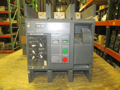 Picture of SPB100 Westinghouse Pow-R Breaker 1600 Amp 600 VAC M/O