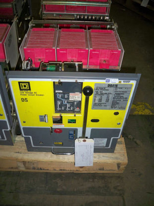 Picture of DS416 Sq D 1600A Frame / 1000A Rating Plug MO/DO Air Breaker LSIG