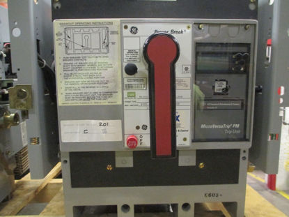 Picture of TC2020TTHR GE Power Break Breaker 2000 Amp 600 VAC W/Aux M/O D/O