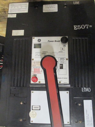 Picture of THPMMF7 GE Power Break Breaker 2500 Amp 600 VAC M/O