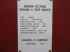 Picture of Square D Manual Ground & Test Unit, 27KV, 2000A #23037 R&G
