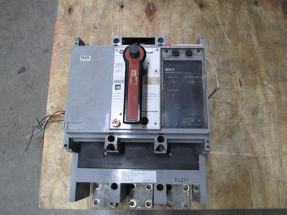Picture of TP2020SE1 GE Power Break Breaker 2000 Amp 600 VAC F/M E/O (Chipped Face Plate)