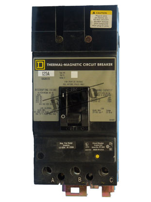 Picture of KA36125 Square D I-Line Circuit Breaker