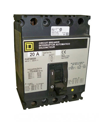 Picture of FAL36020 Square D Circuit Breaker
