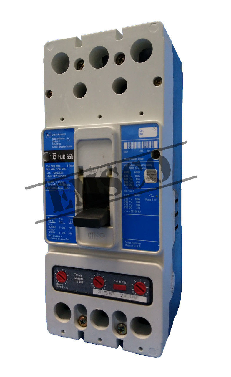 Picture of HJD3150 Cutler-Hammer Circuit Breaker