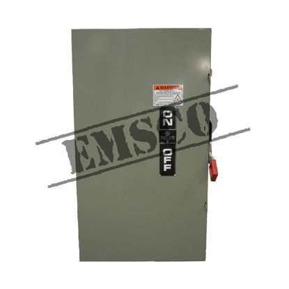 Picture of GE 400 Amp 600 Volt Non-Fusible Safety Switch R&G