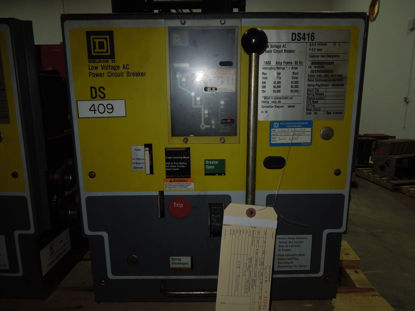 Picture of DS416 Square D 600 Volts 1600 Amps MO/DO Air Breaker LSI