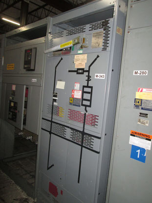 Picture of Square D QED Power Style Switchboard 2500A 3ph 4W 480Y/277V Stand Alone 800A Fused Main NEMA 1 R&G