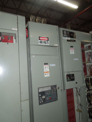 Picture of Westinghouse 2100 Series MCC 1200 Amp SPBR321F (LSG) Main Breaker 480Y/277 Volt R&G