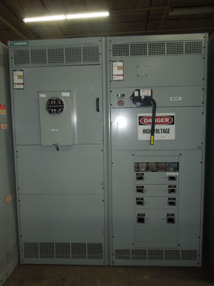 Picture of Siemens 2000 Amp 208Y/120V Pringle #QA2033S Main Fusible Panel NEMA 1 R&G