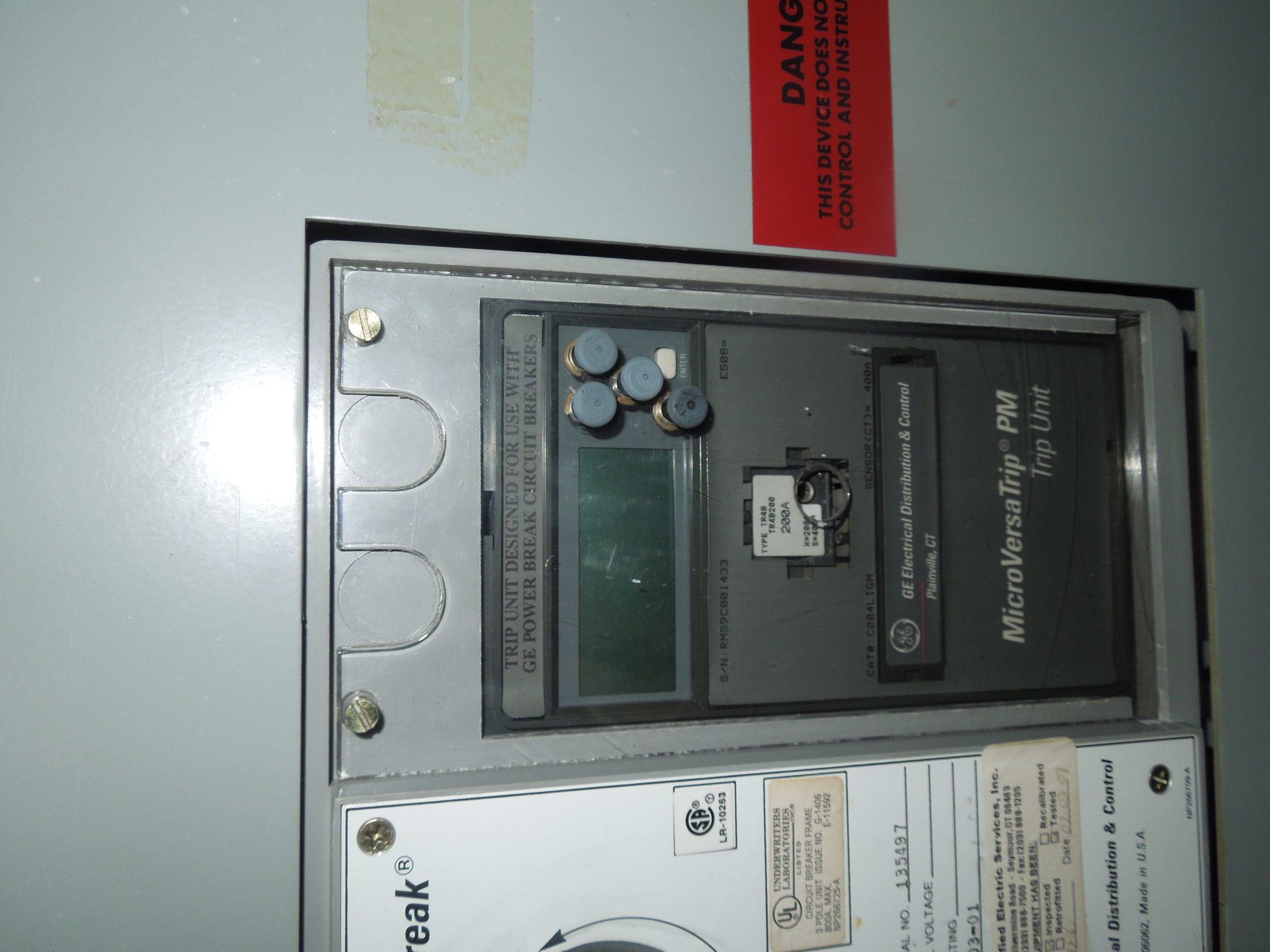 GE AVLine PowerBreak Switchboard 4000 Amp 480/277 Volt 3PH 4W NEMA 1 R