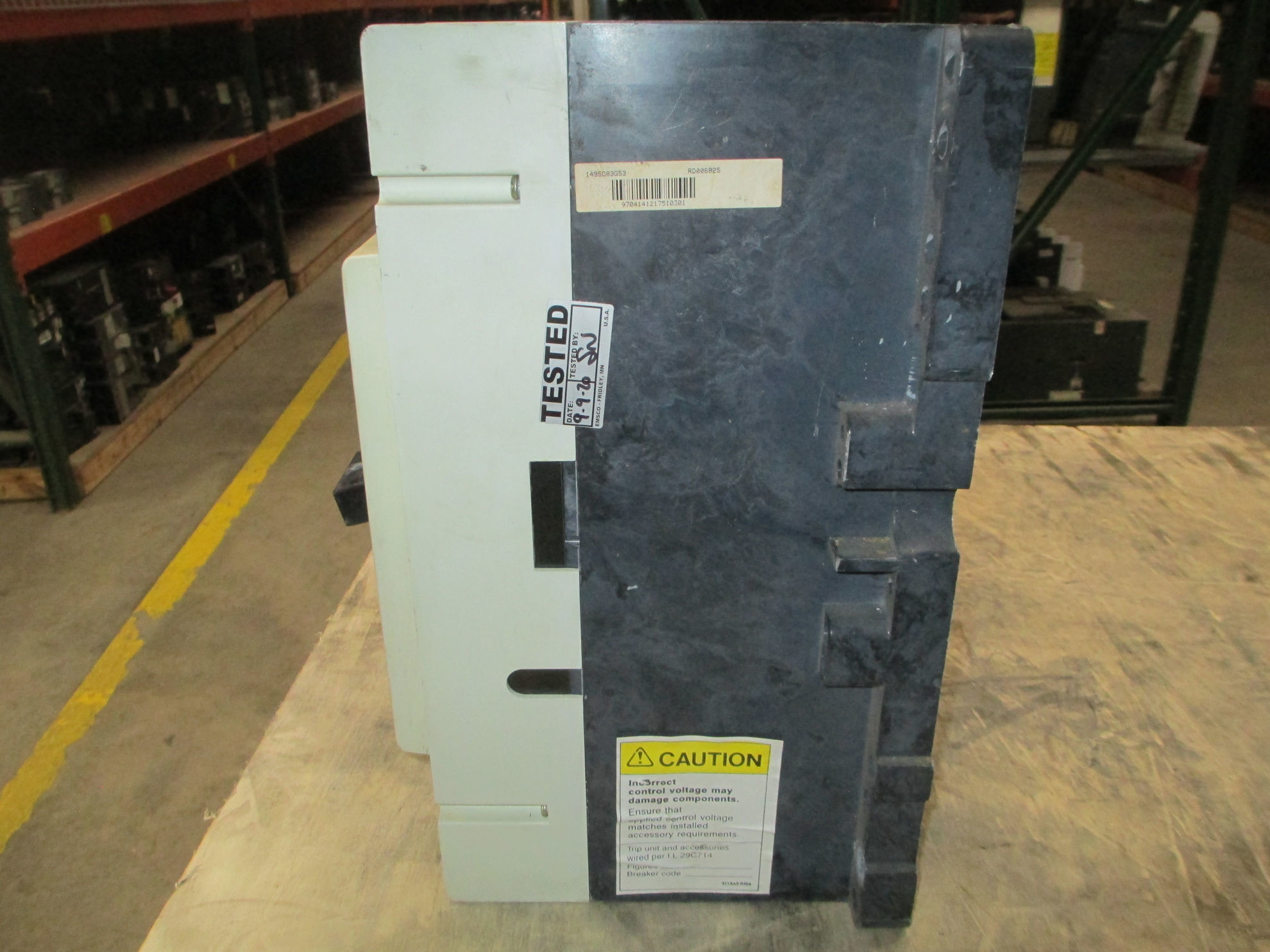 Eaton Cutler-Hammer HFD3100 Circuit Breaker,100A,3P,600VAC,HFD