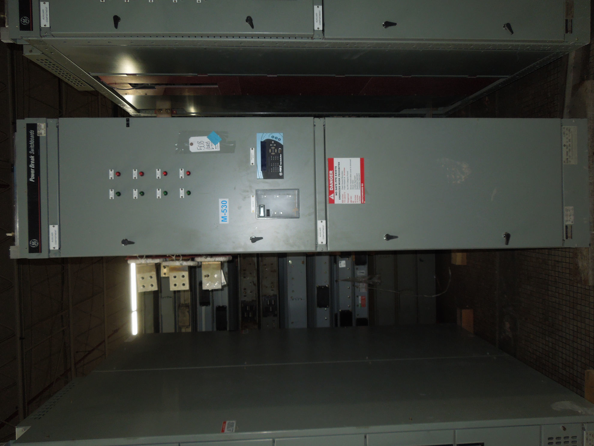 GE Power Break II Switchboard 4000 Amp MLO 480Y/277 Volt 3PH 4W NEMA 1