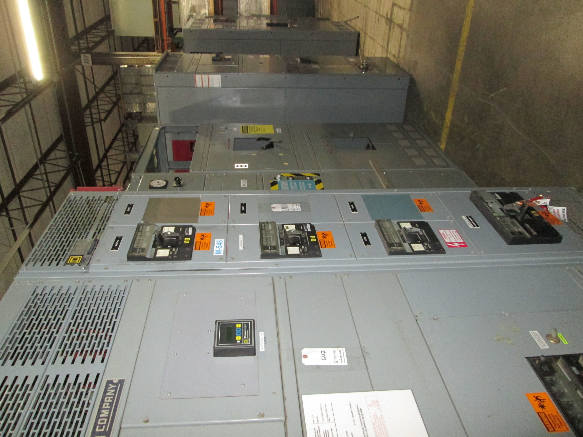 Square D QED Power Style Switchboard 3000 Amp 480Y/277 Volt 3Ph 4W NEMA 1 R&G Used