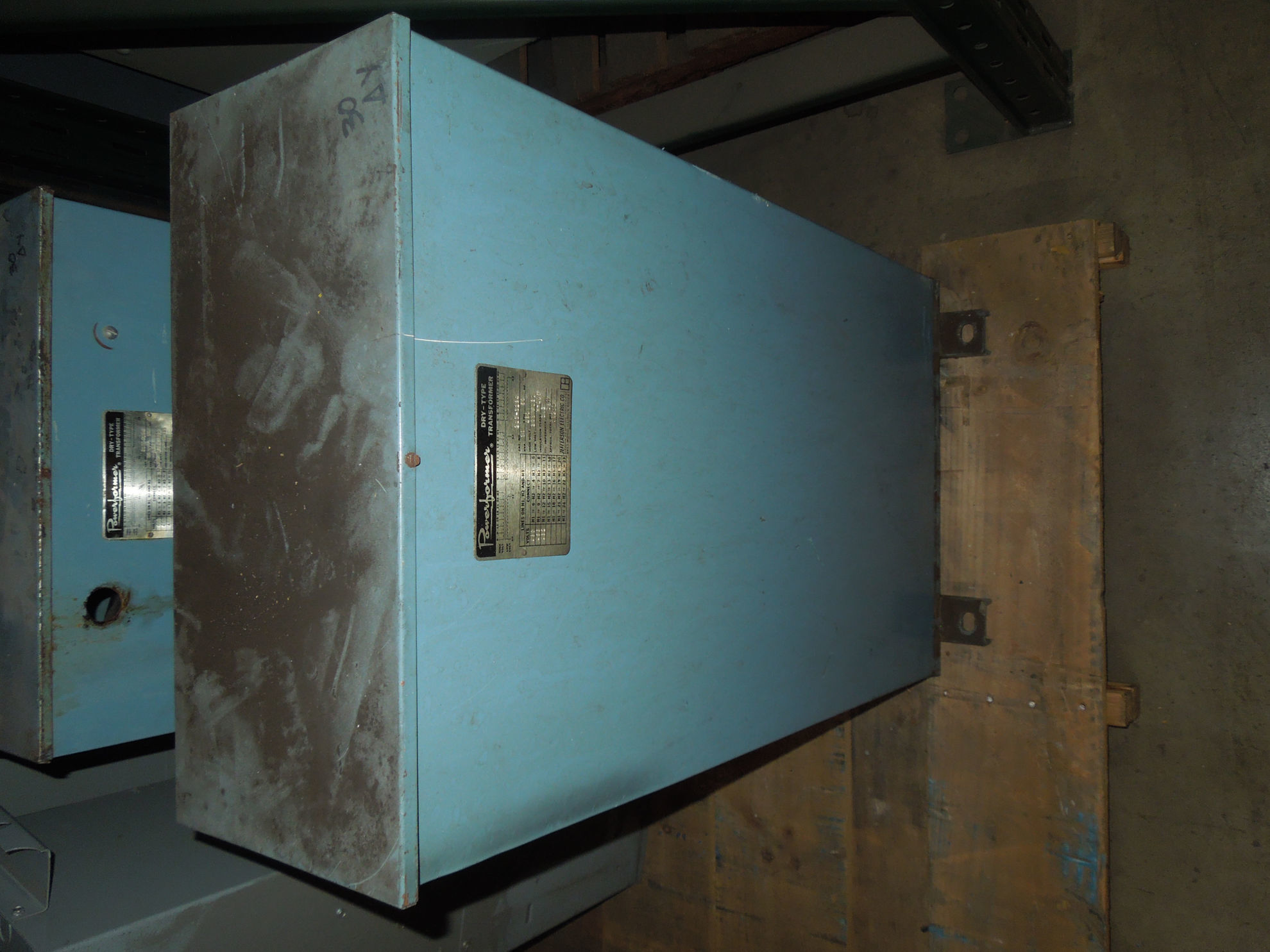 Picture of Jefferson 30 KVA 480-208Y/120 Volt 3 Phase Low Voltage Dry Type Transformer R&G