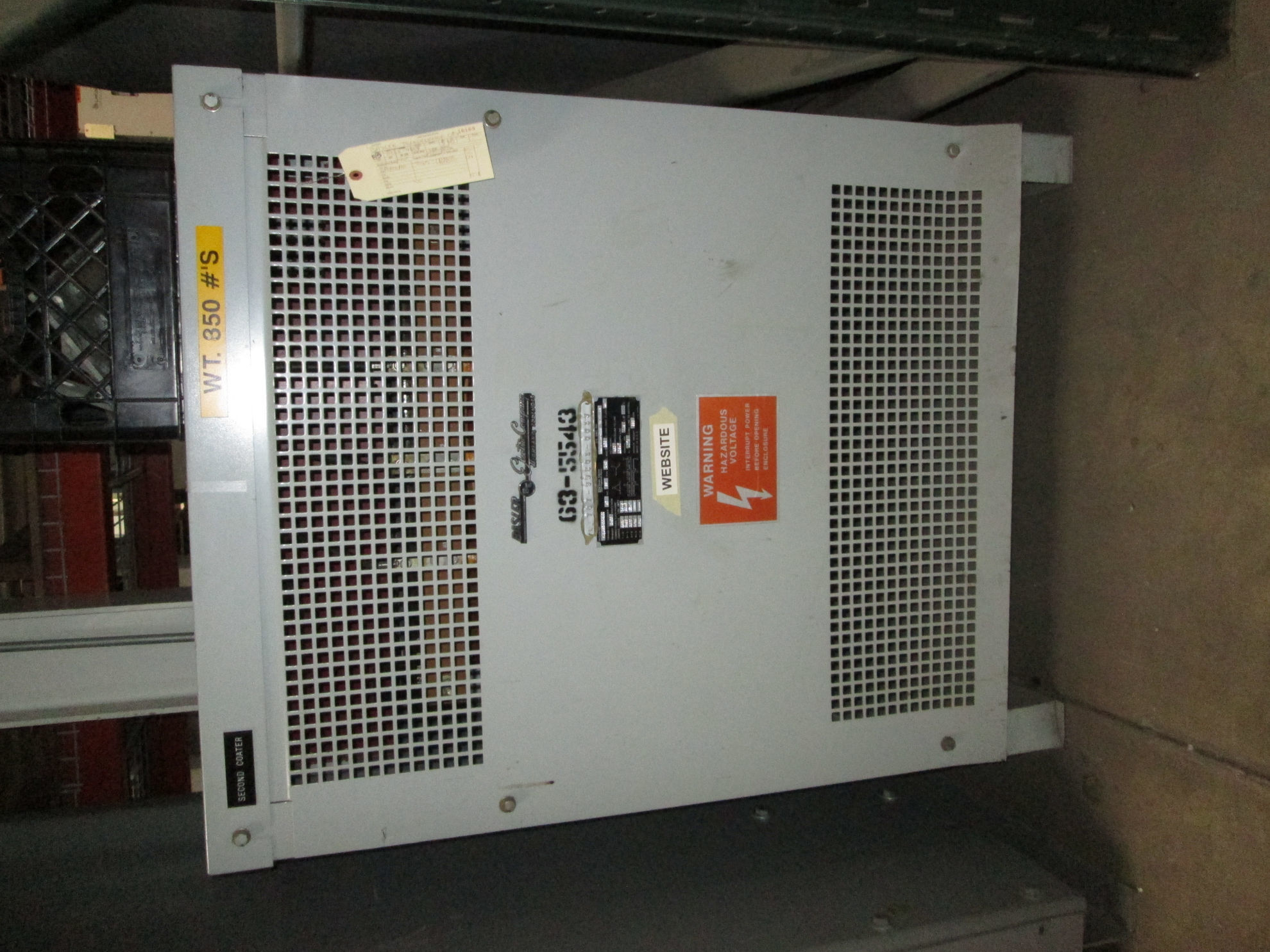 Picture of Basler 85 KVA 2400-460 Volt 3 Phase Medium Voltage Dry Type Transformer R&G