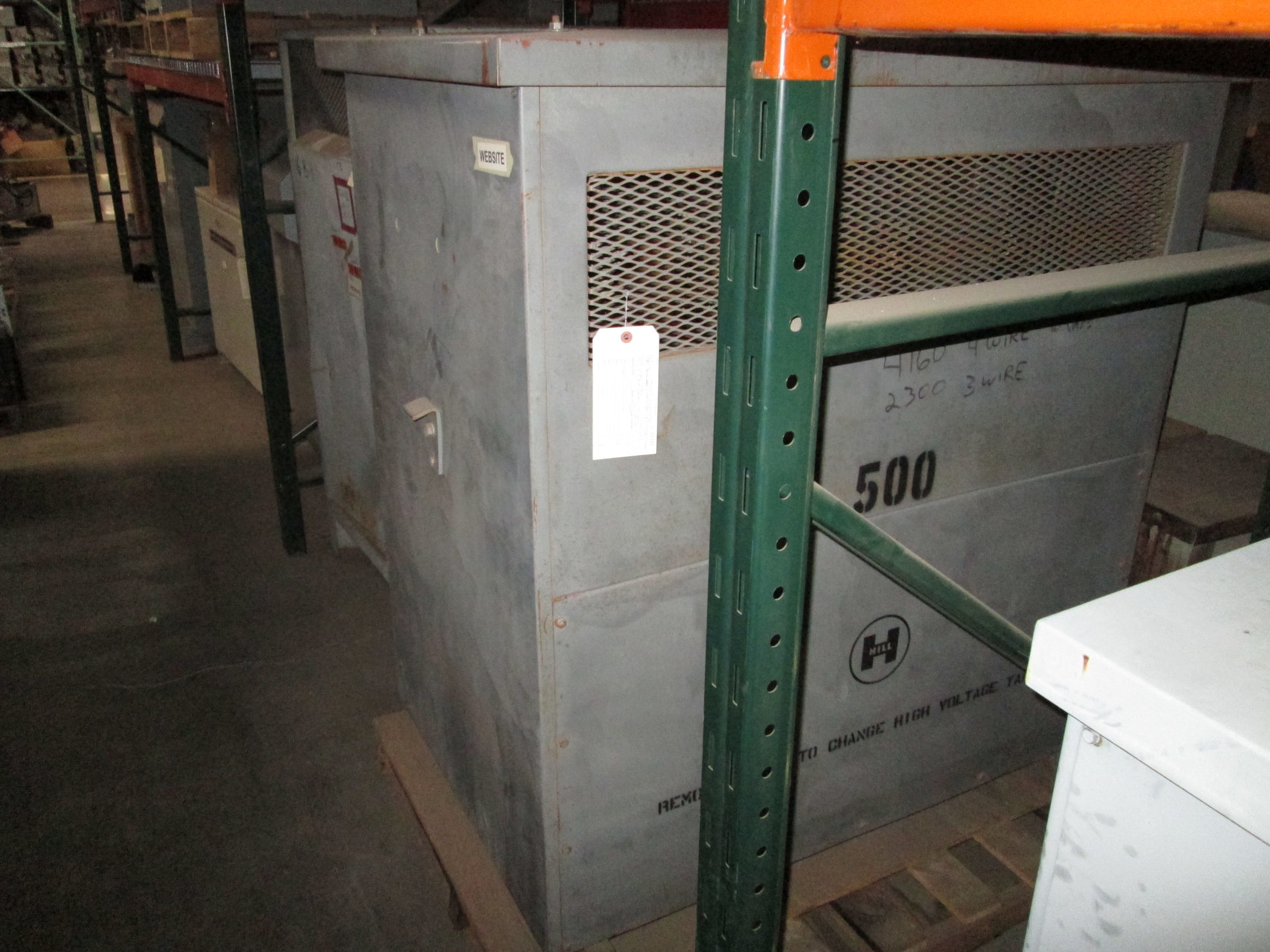 Picture of Hill Medium Voltage Dry Type Transformer | 500 KVA 4160-2300 Volt | 3 Phase NEMA 1 R&G