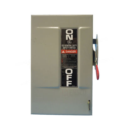 Picture of General Electric 30 Amp 240 Volt Fusible Safety Switch