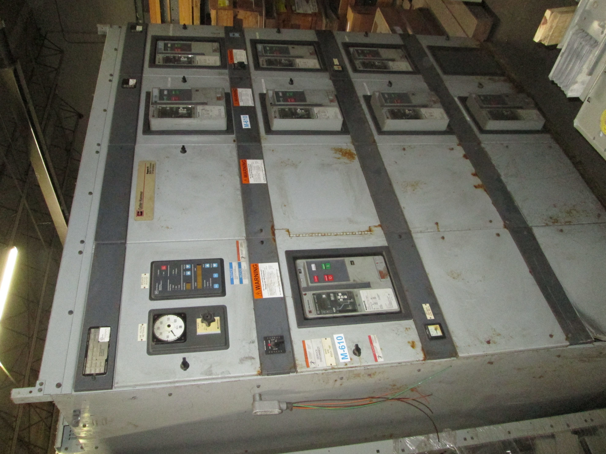Picture of Cutler-Hammer Magnum DS Switchboard MDS840 Main Breaker 4000 Amp 480Y/277 Volt AC 3 PH 4W NEMA 1 R&G