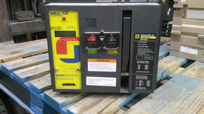 Picture of Square D MasterPact MP16H2 Circuit Breaker 1600 Amp 600 Volt AC E/O D/O