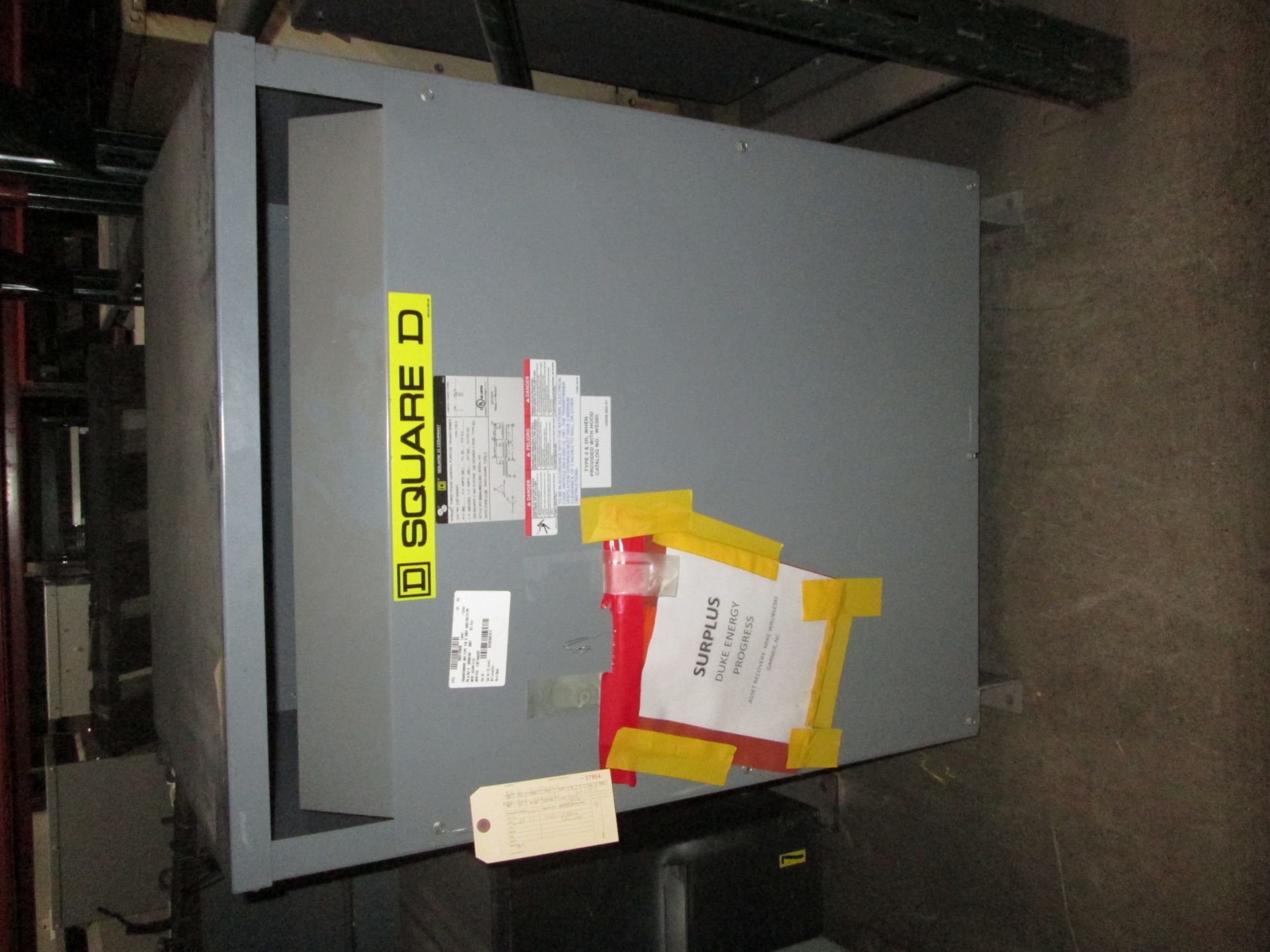 Picture of Square D 118.5 KVA 460-460Y/265 Volt 3 Phase Low Voltage Dry Type Transformer R&G
