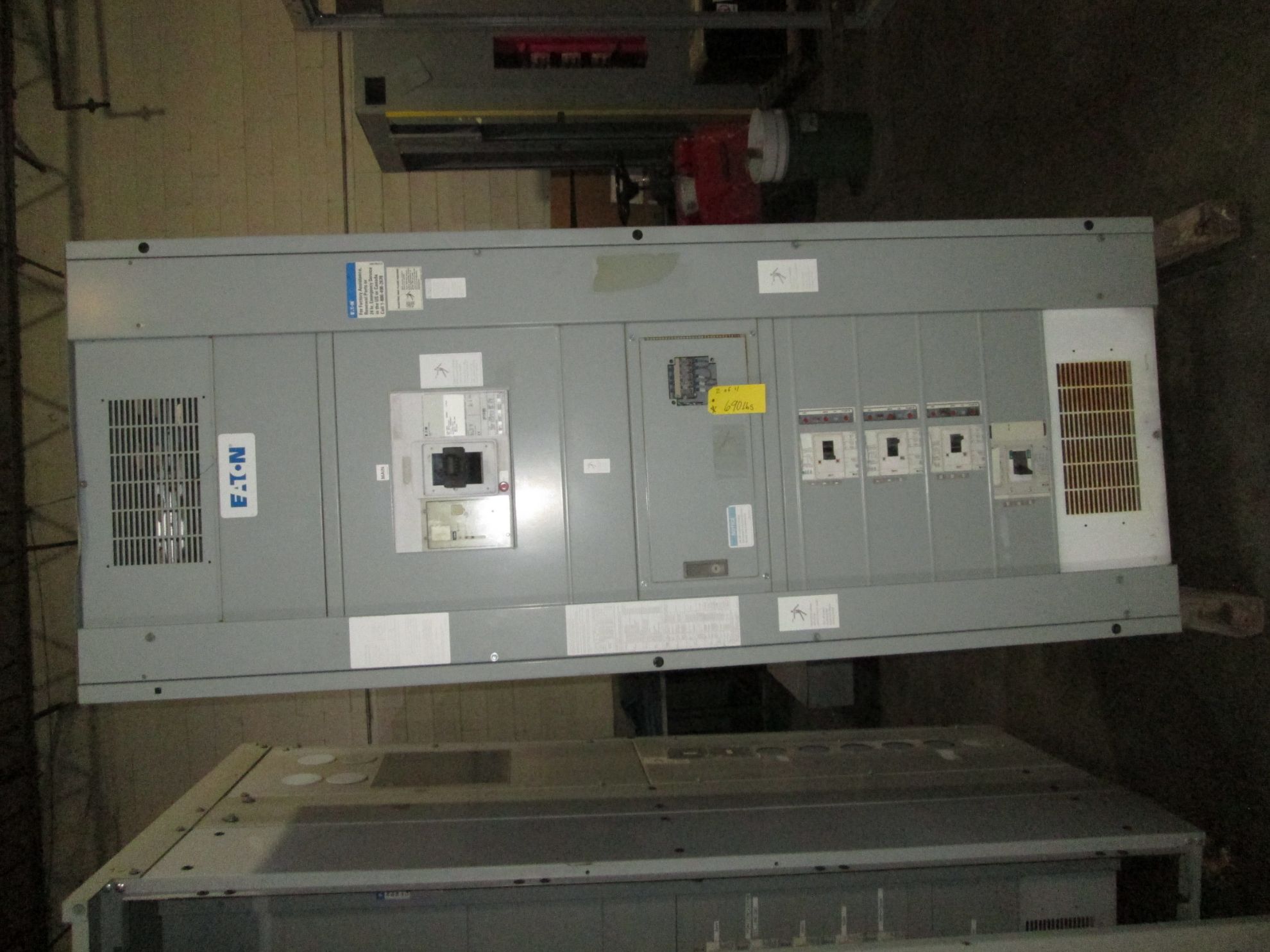 Picture of Eaton Pow-R-Line Switchboard RGH316033E | 1600 Amp Main Breaker | 480Y/277V 3-Phase 4-Wire | NEMA 1 R&G