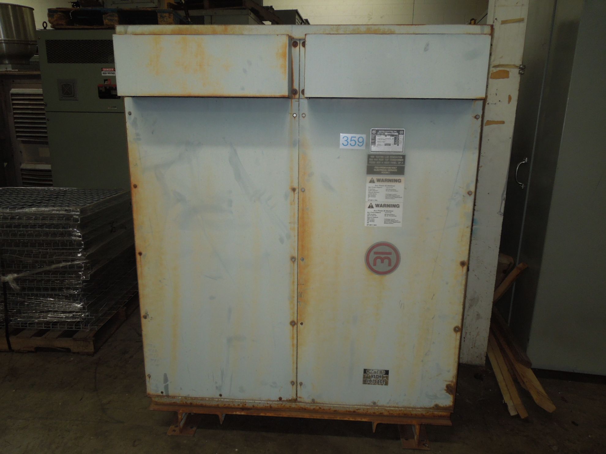 Picture of Matra Electric Inc. 500 KVA 4260Y/2460 x 13800Y/4968-480Y/277 Volt Medium Voltage Dry Type Transformer R&G