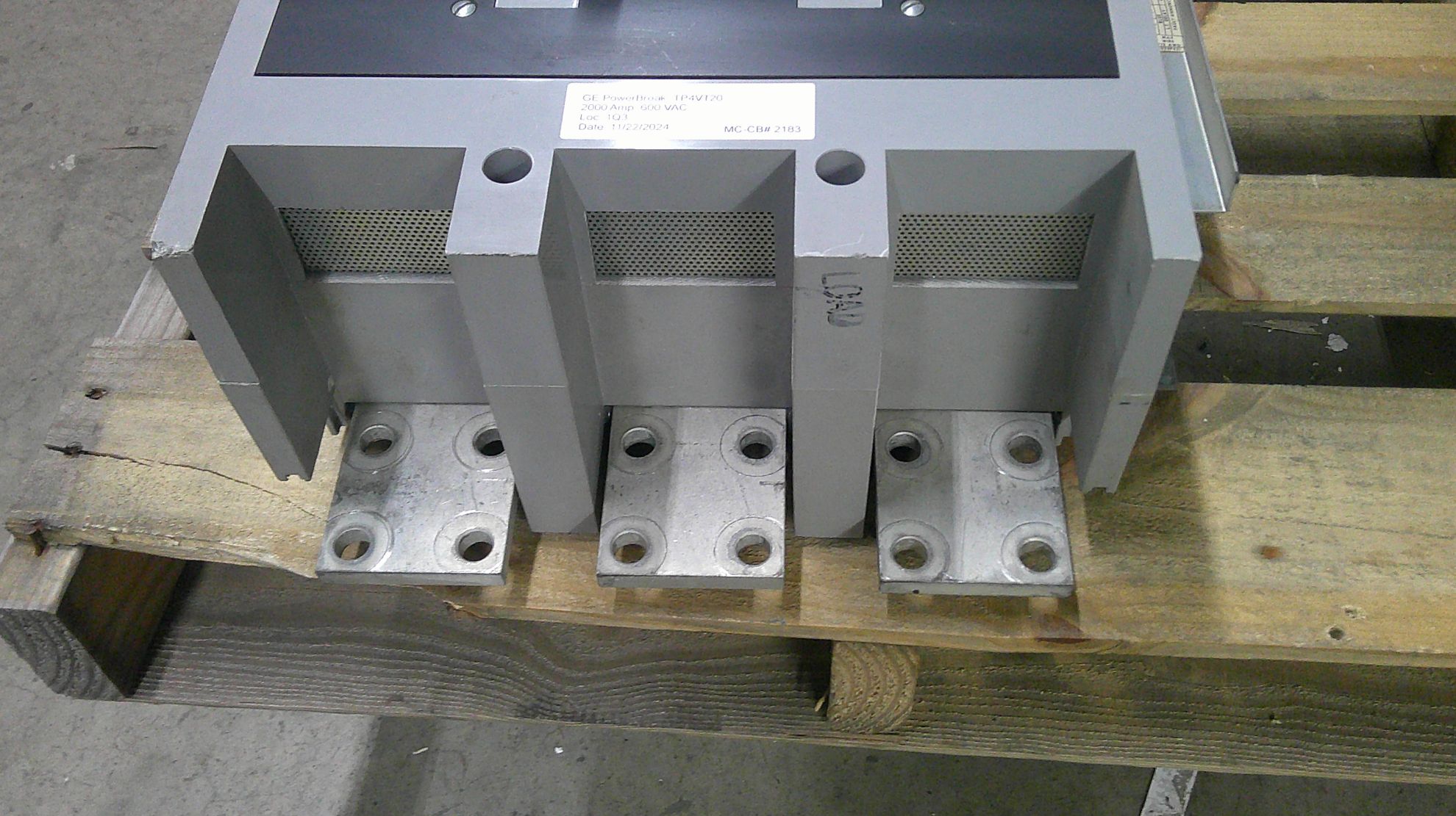 General Electric Power Break TPVVF6620 Circuit Breaker 2000 Amp 600 ...