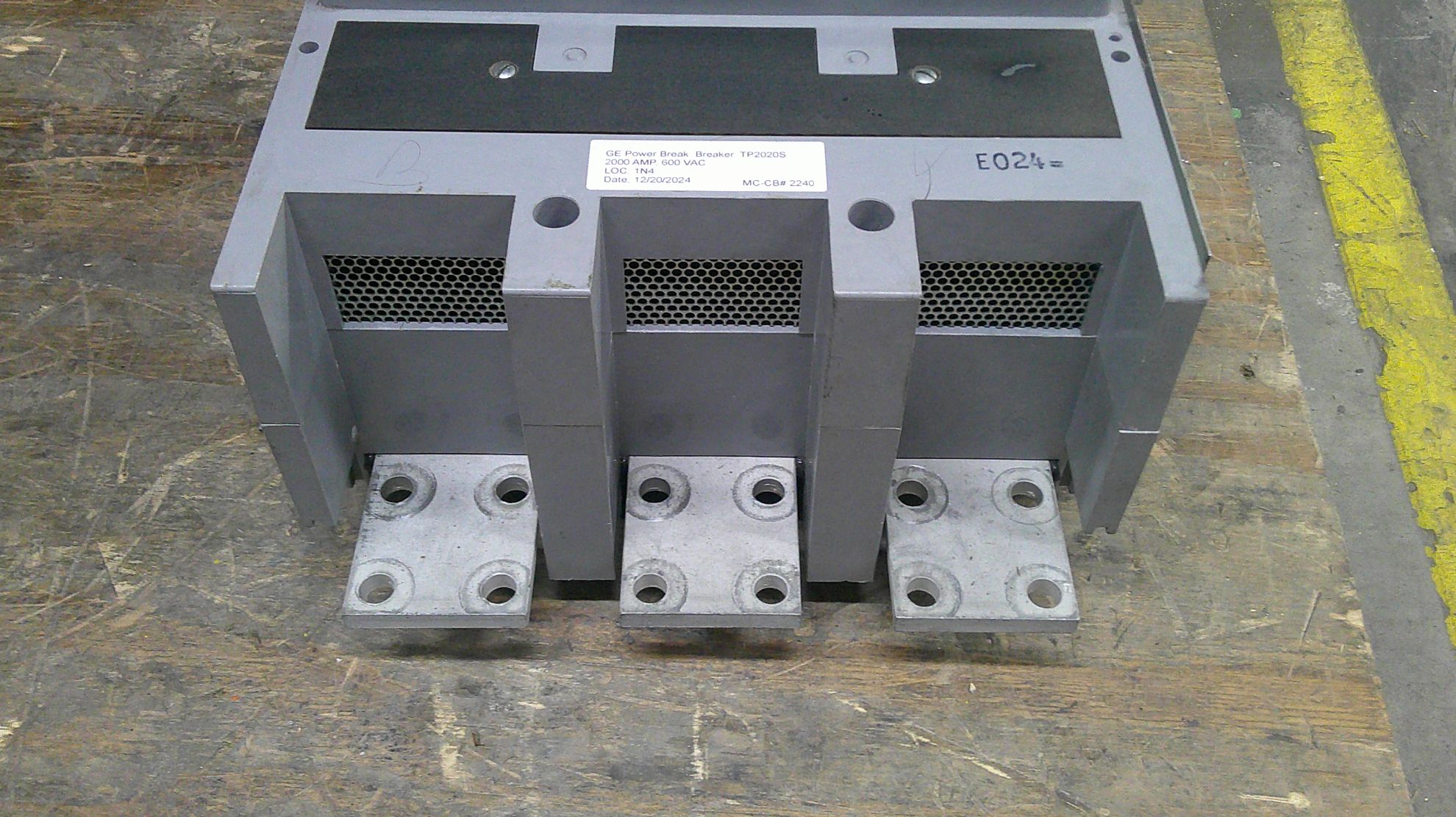 General Electric Power Break TP2020S Circuit Breaker 2000 Amp 600 Volt ...
