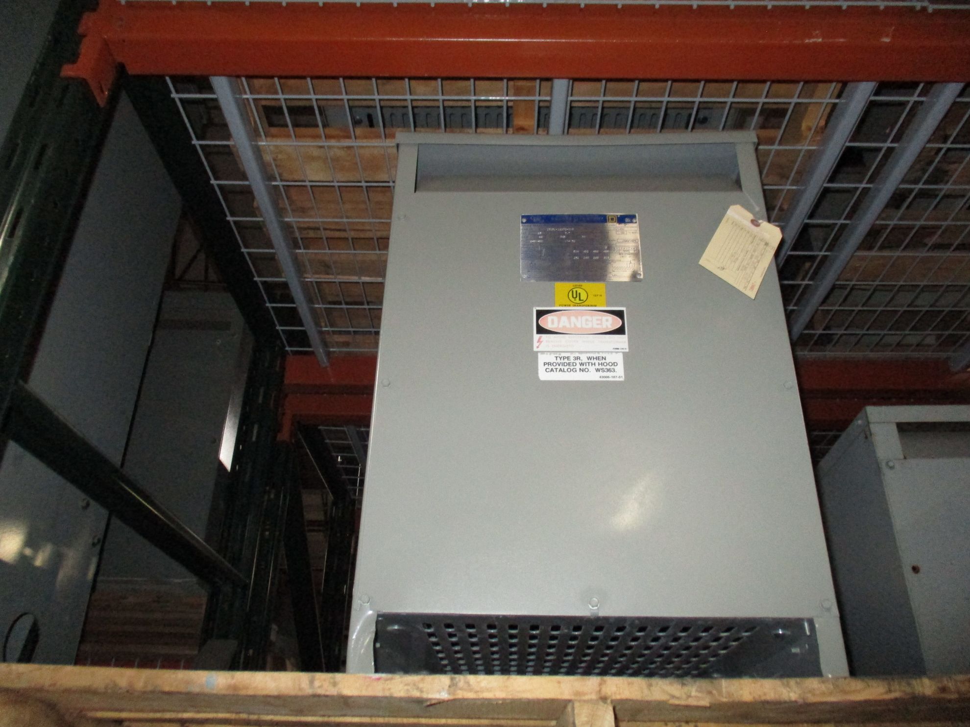 Picture of Square D 25 KVA 240x480-208/120 Volt 1 Phase Low Voltage Dry Type Transformer R&G