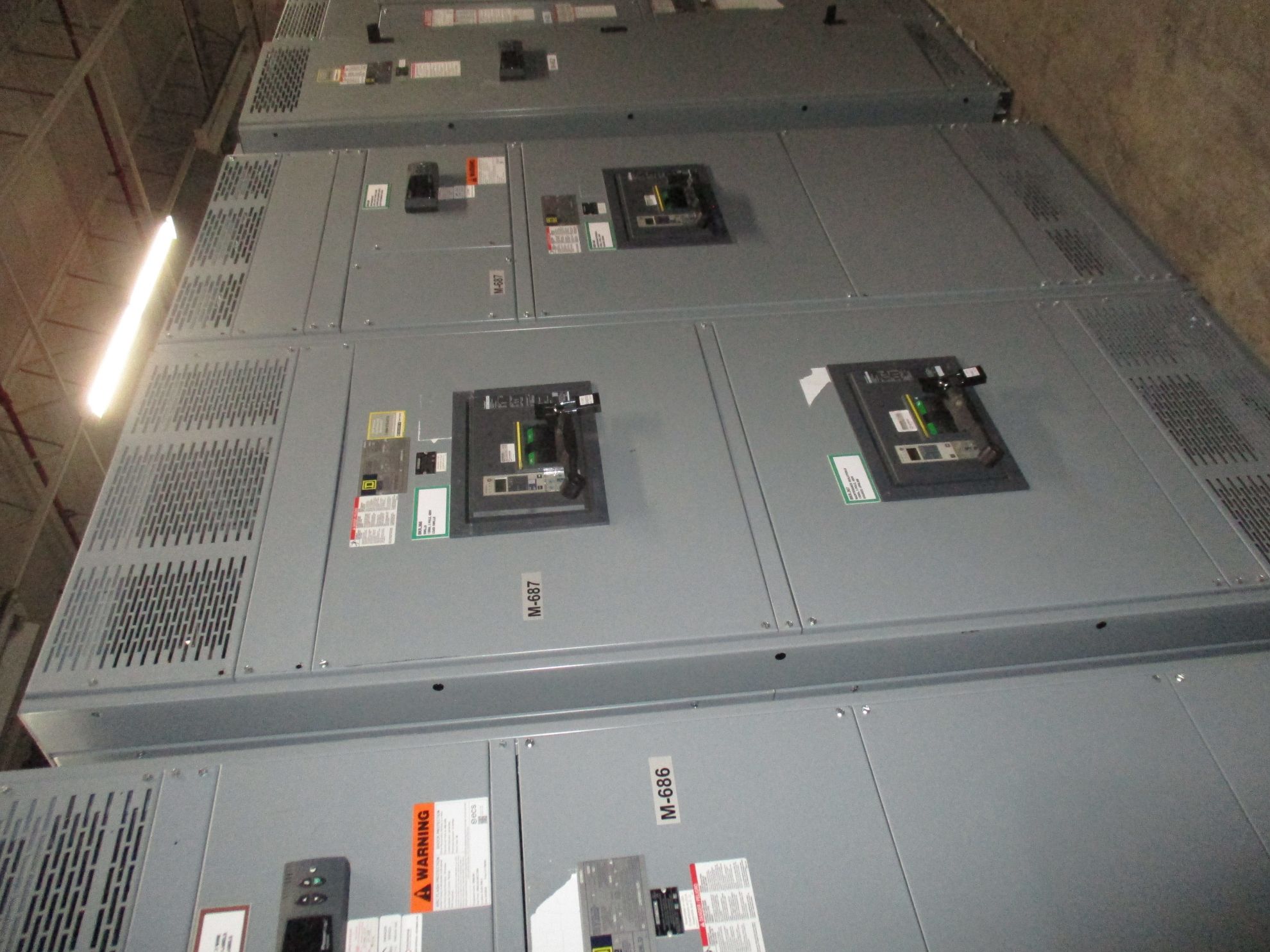 Picture of Square D QED Power Style Switchboard 1200 Amp Main Breaker 480 Volt 3 Ph 3 W NEMA 1 R&G