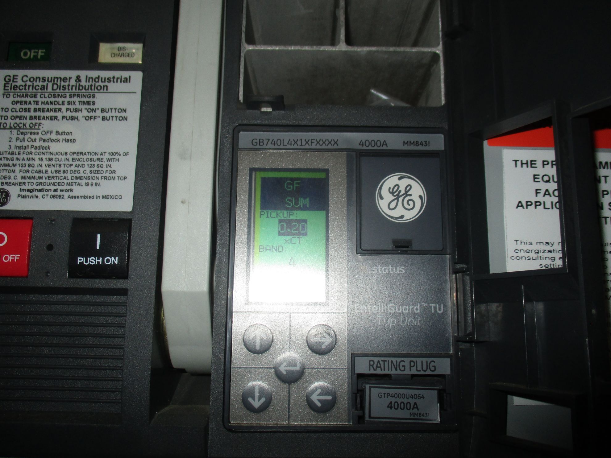 General Electric Spectra Series Switchboard SSD40G440 | 4000 Amp Main ...