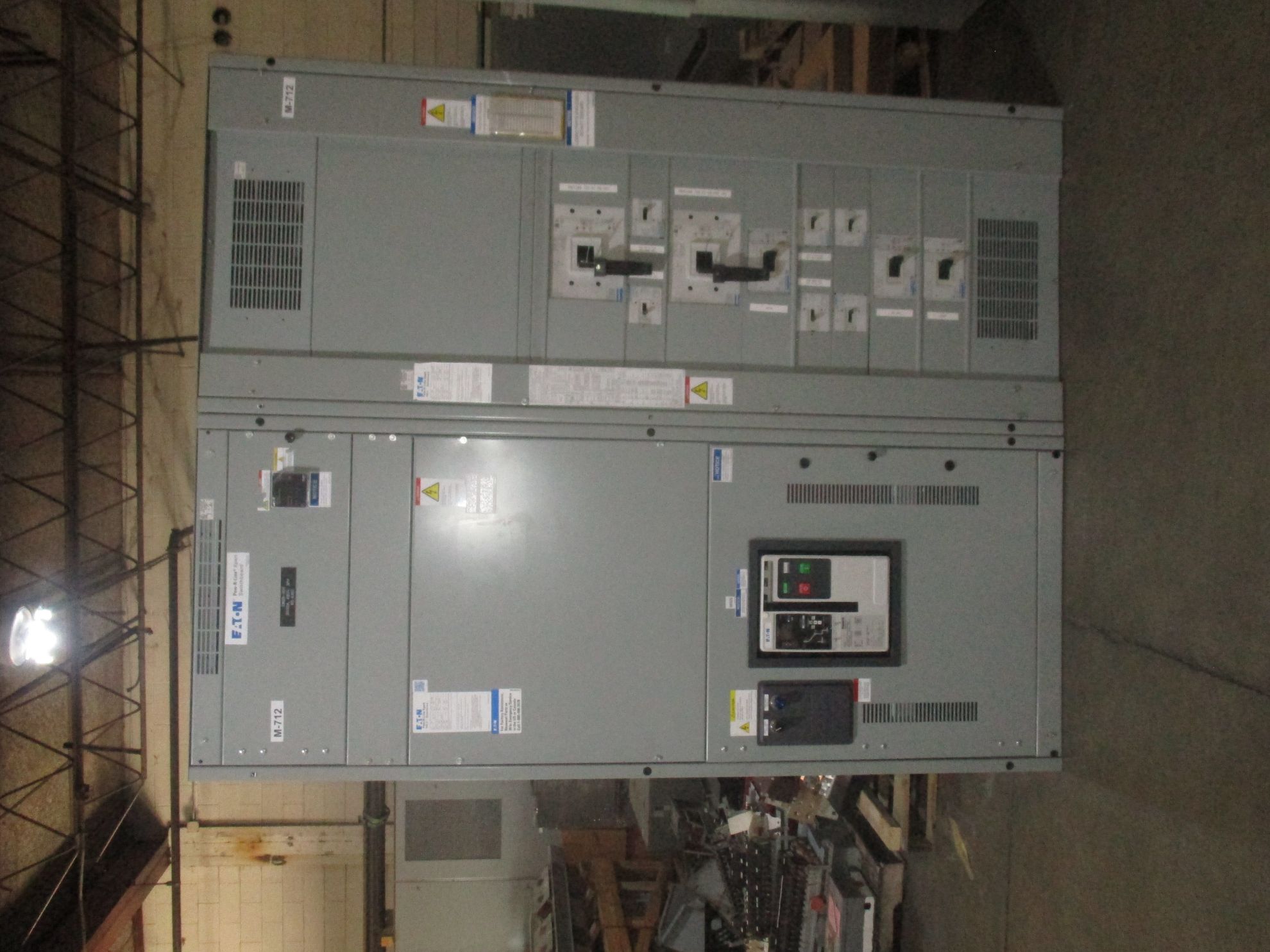 Picture of Eaton Pow-R-Line Xpert Switchboard 2000 Amp Breaker Main 480 Volt 3 Ph 3 W NEMA 1 R&G