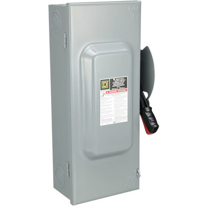 Picture of Square D 100 Amp 600 Volt Fusible Safety Switch R&G