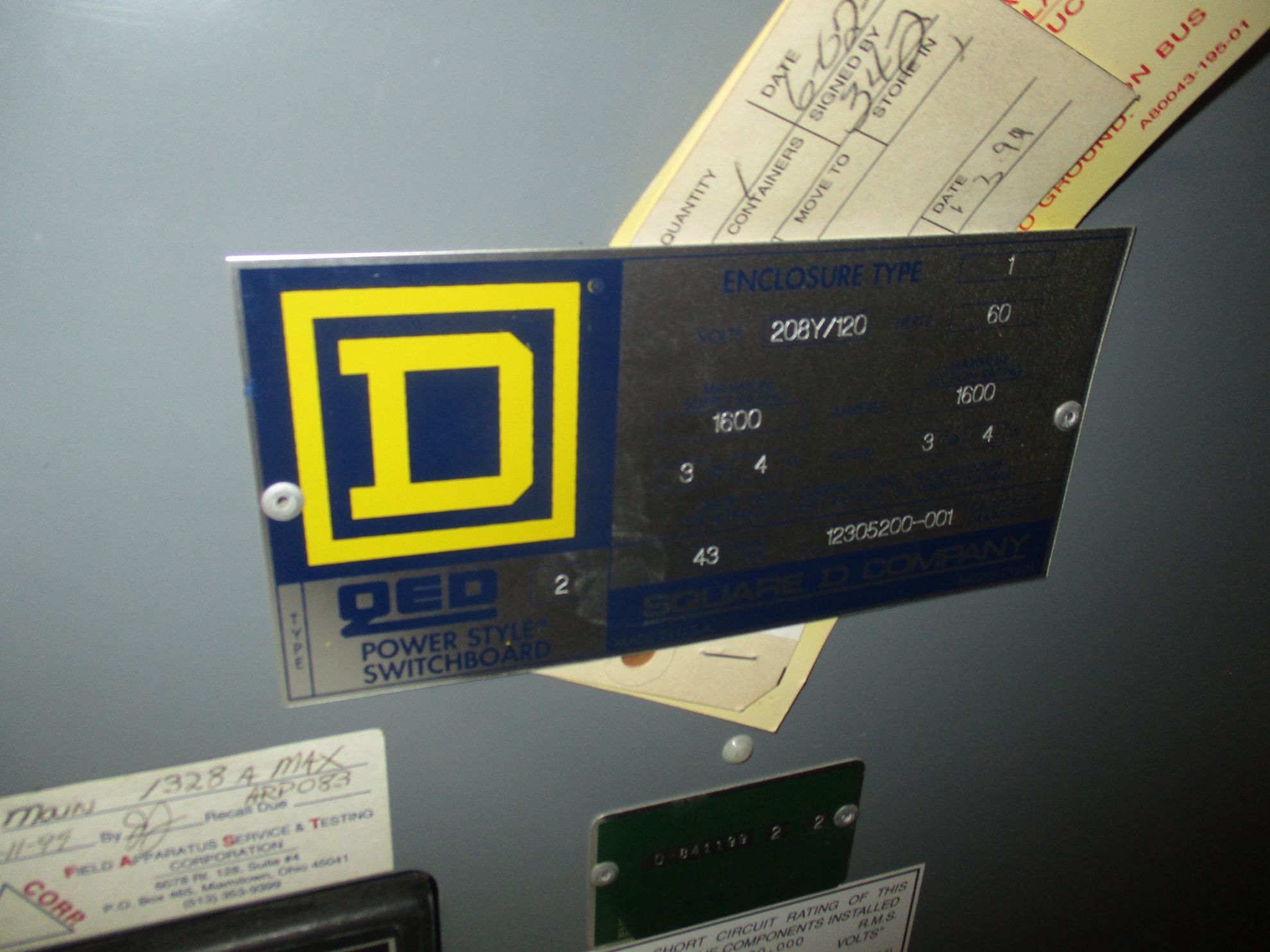 Square D QED Power Style Switchboard PEF361600LS | 1600 Amp Main ...