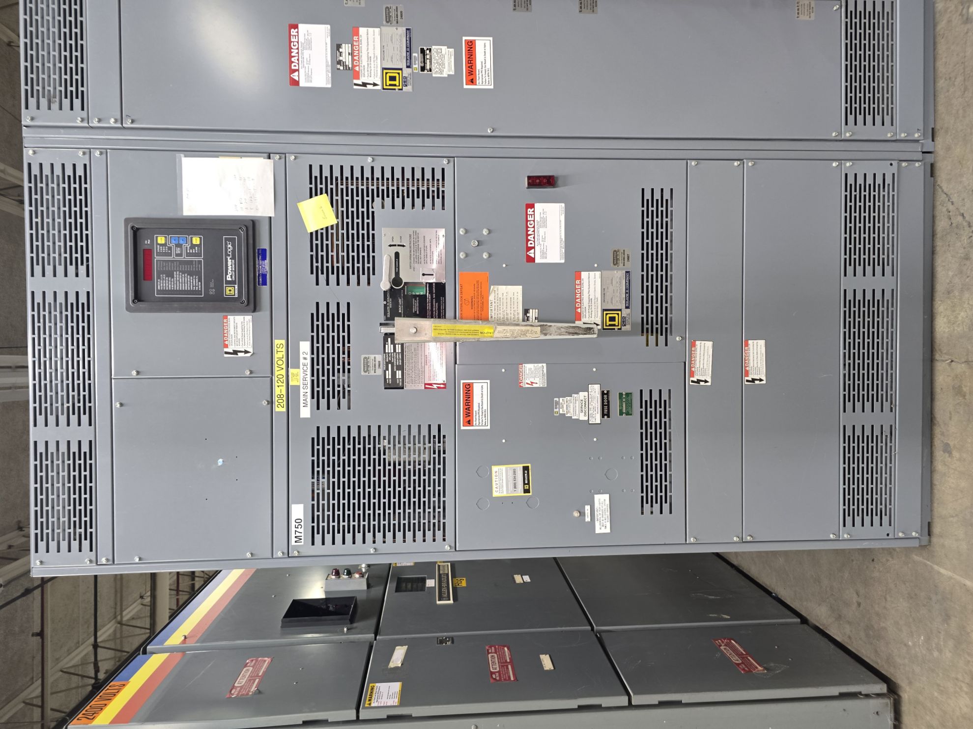 Square D Power Style Switchboard BPO3630EI | 3000 Amp Fusible Main ...