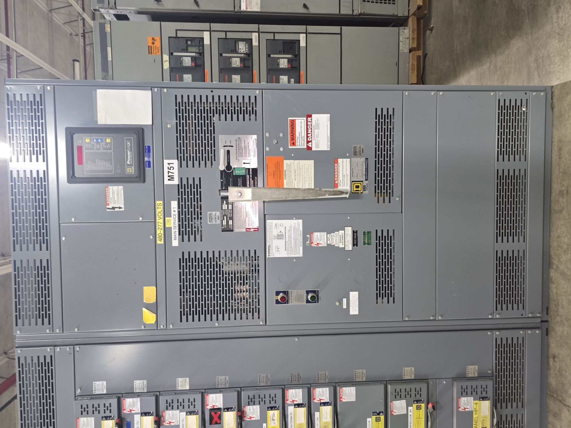 Square D QED Power Style Switchboard BPO3630EI | 3000 Amp Fusible Main ...