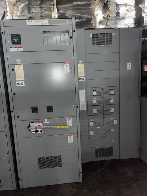 Picture of Eaton Pow-R-Line Switchboard CBC-1633-B | 1600 Amp Main Fusible | 480Y/277V 3-Phase 4-Wire | NEMA 1 R&G
