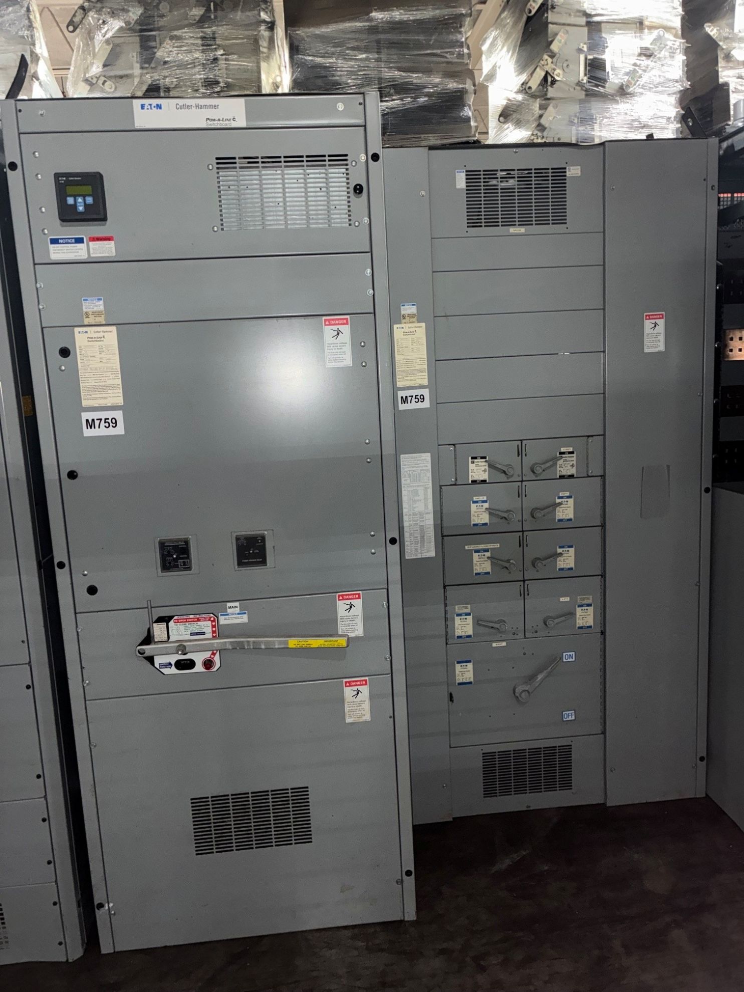 Picture of Eaton Pow-R-Line Switchboard CBC-1633-B | 1600 Amp Main Fusible | 480Y/277V 3-Phase 4-Wire | NEMA 1 R&G