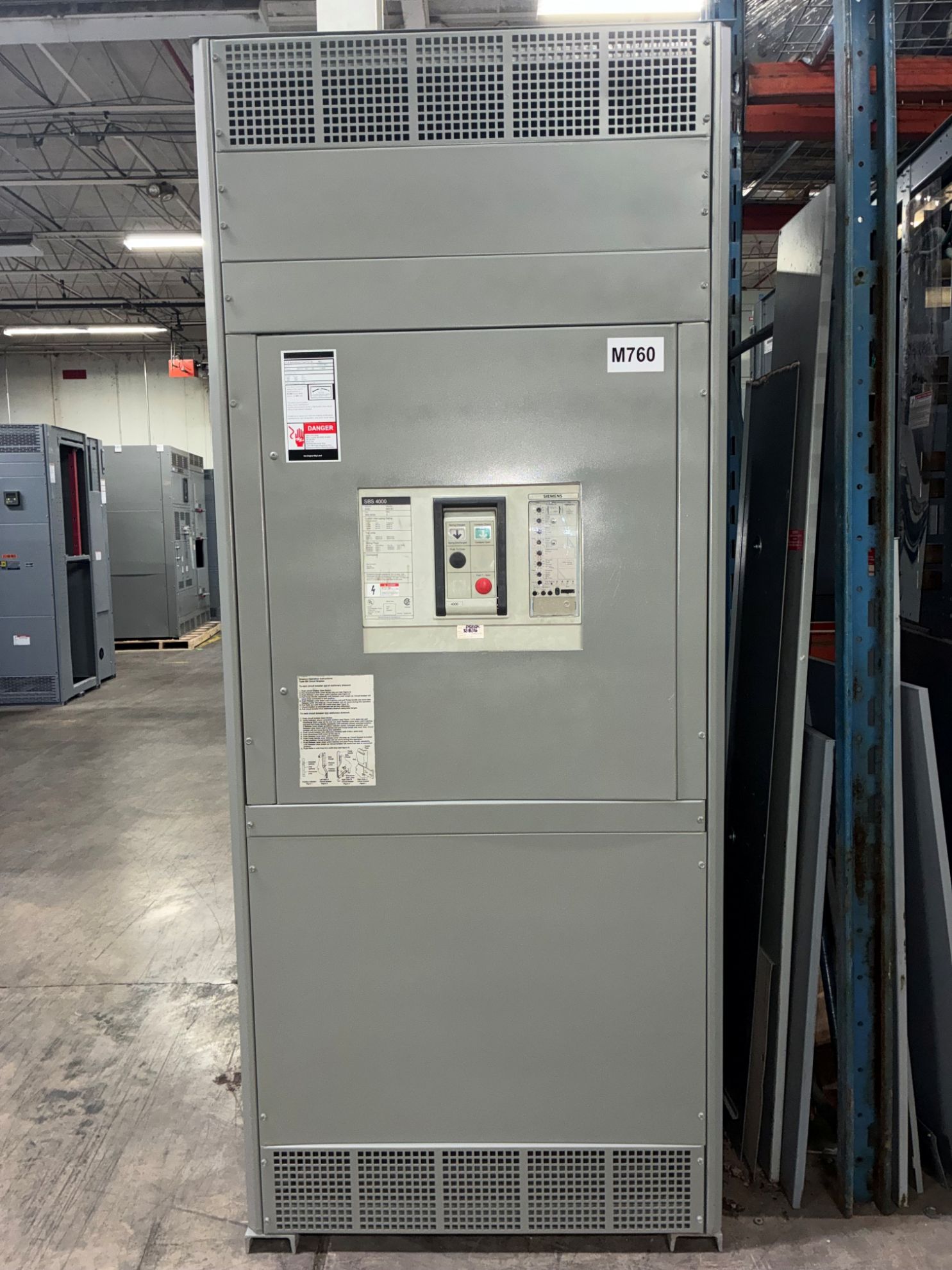 Picture of Siemens SB-2 Switchboard SBS 4000 | 4000 Amp Main Breaker | 480Y/277V 3-Phase 4-Wire | NEMA 1 R&G