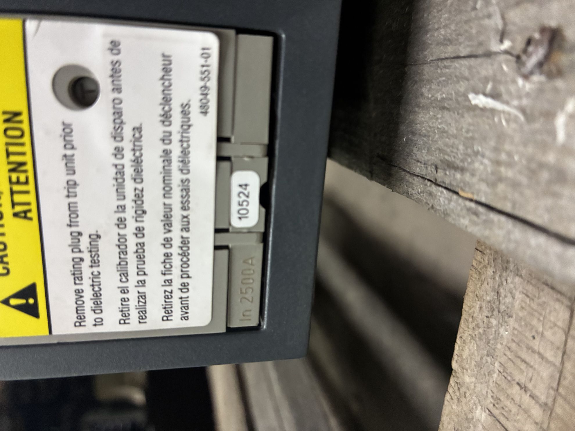 Square D MasterPact NW32H1 Circuit Breaker 3200 Amp 600 Volt AC E/O D/O ...