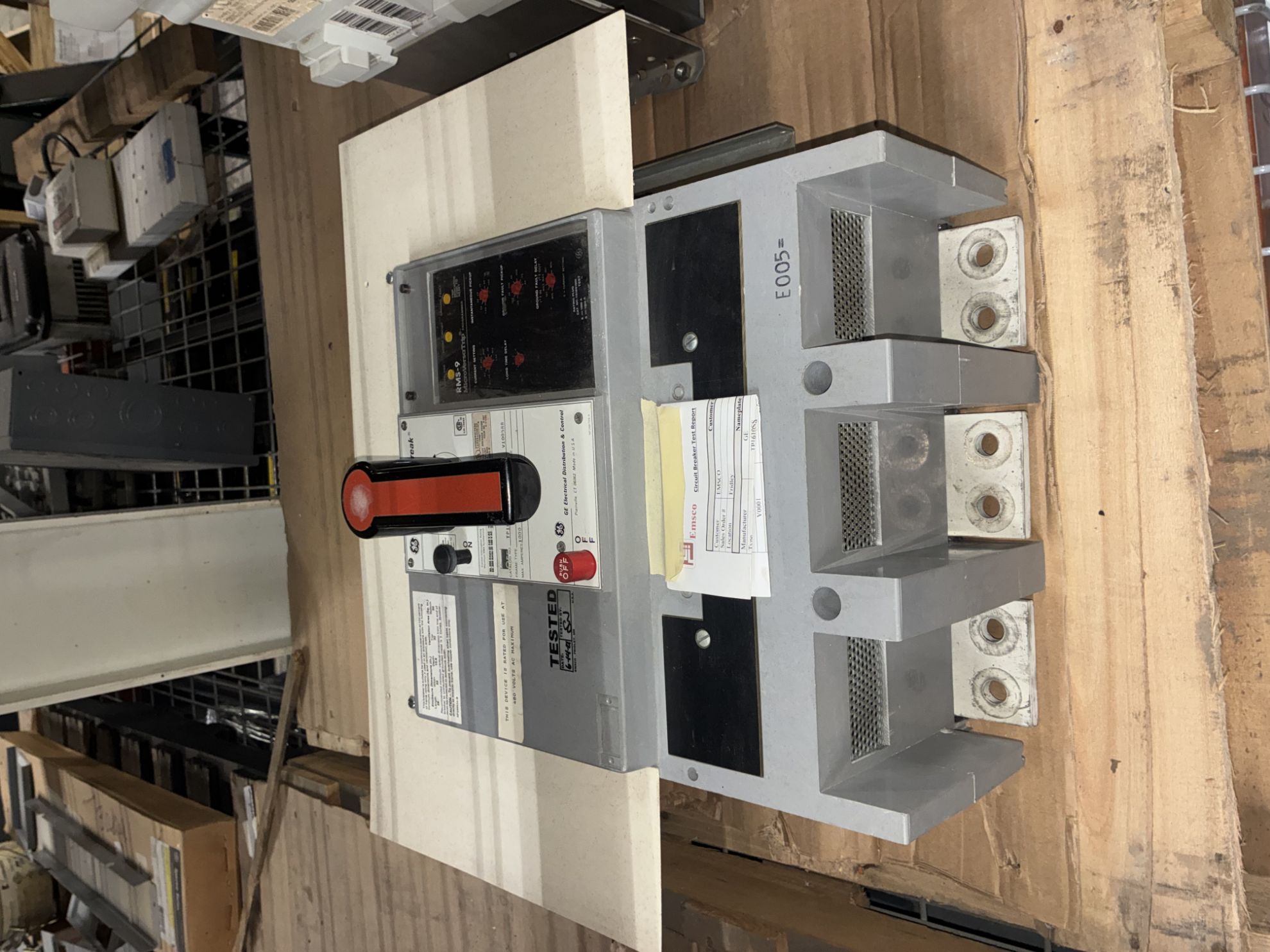 Picture of General Electric TP1610SS Power Break 1000 Amp 600 Volt M/O F/M